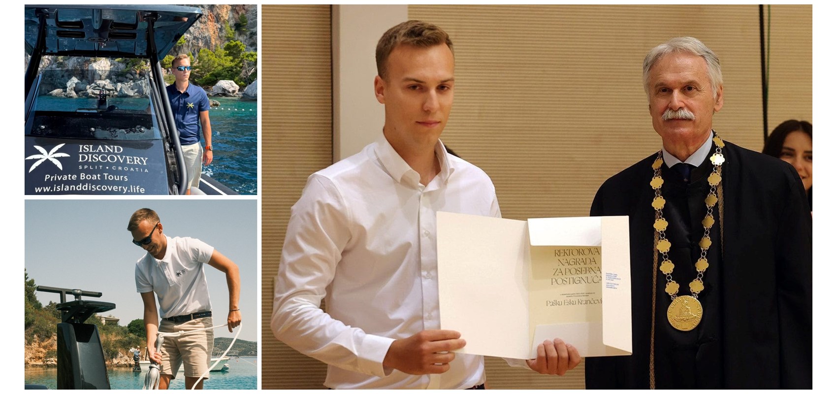 Dobitnik Rektorove nagrade i student Pomorskog fakulteta Paško Esko Krančević: Najvažnije je pomagati ljudima